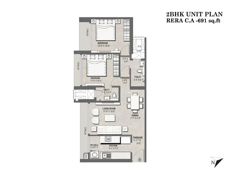 2BHK